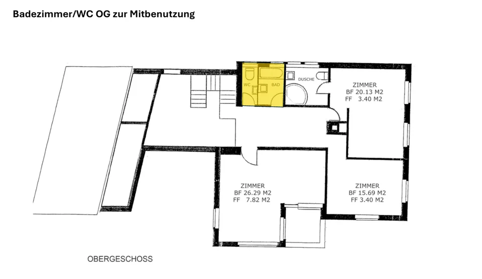 Helles Zimmer im Dachgeschoss in Horgen mit Garten & Sauna – ab 01.10.2026