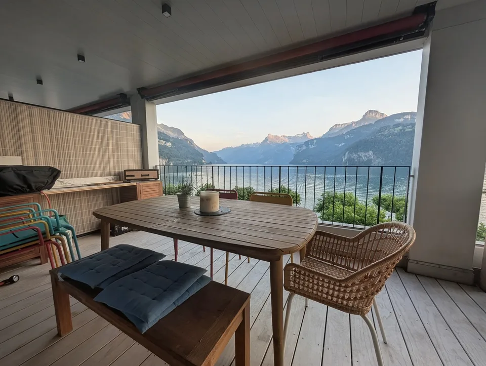 Wohnen mit Seeblick in Brunnen – möblierte 3.5-Zimmer-Wohnung auf Zeit
