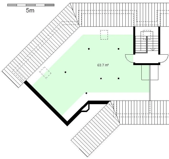 Lagerraum im Dachgeschoss