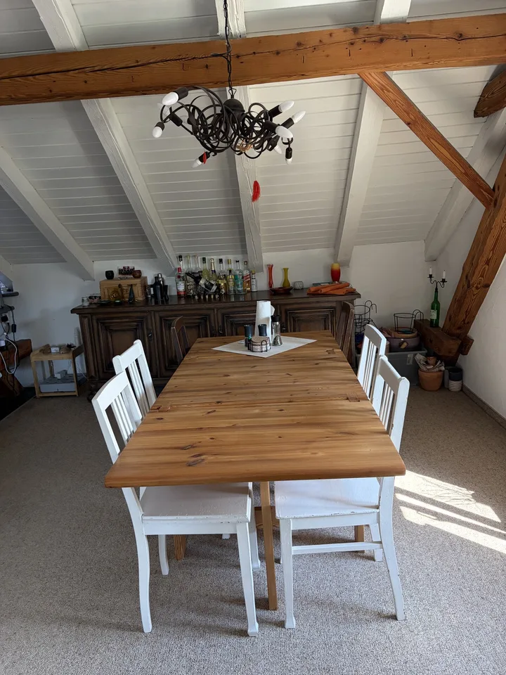 Fully Furnished 5.5-Room Top-Floor Apartment for Sublet in Wald ZH (Flexible Rental Period)