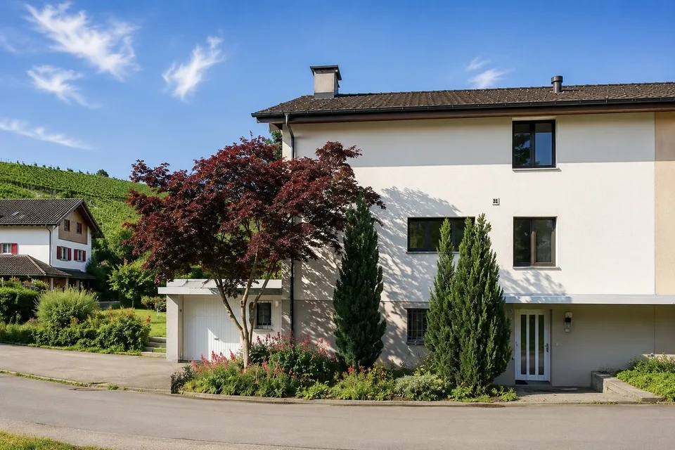 Familientraum in Jona mit riesigem Garten direkt bei den Rebbergen