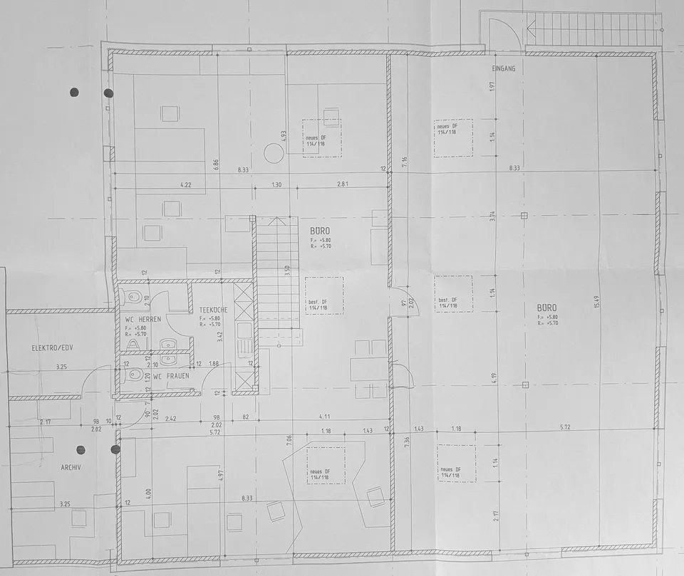 Büro oder Studio mit exklusivem Loft-Potenzial