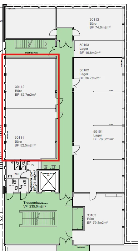 Helle Office-Fläche per sofort gesucht?