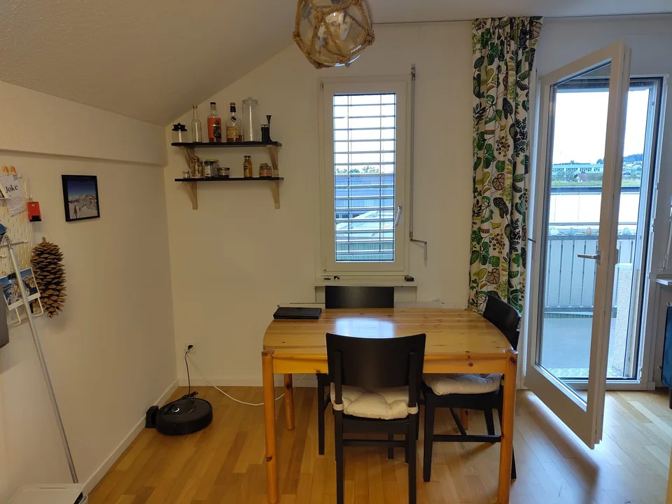 Attic apartment in Baar, temporary