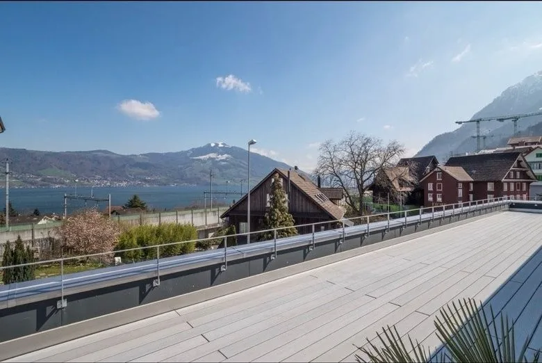 Attikawohnung mit Aussicht
