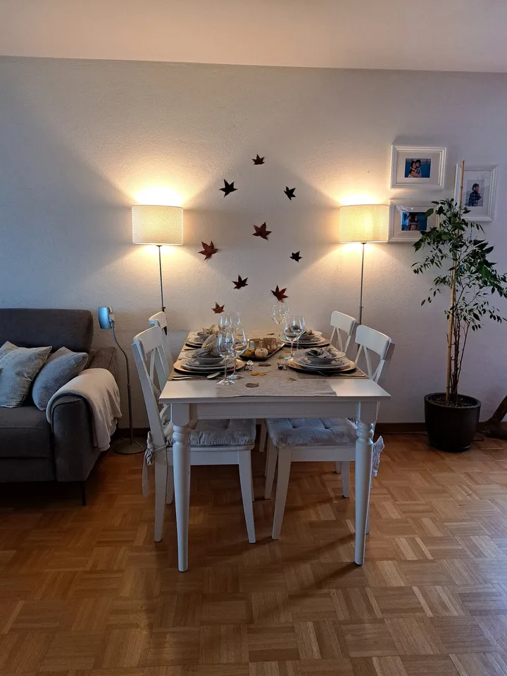 Ein Zimmer in 2er WG in einer hellen Wohnung mit Kamin und Seesicht, nahe Badi
