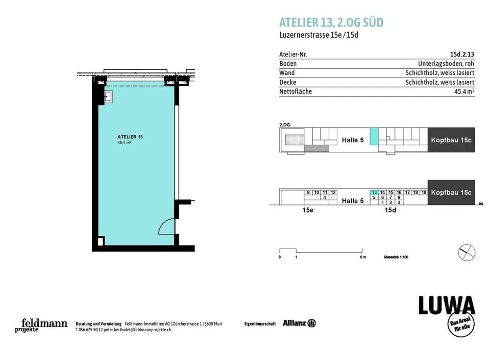 Atelier mit Lavabo - mehr Platz für Ihr Hobby