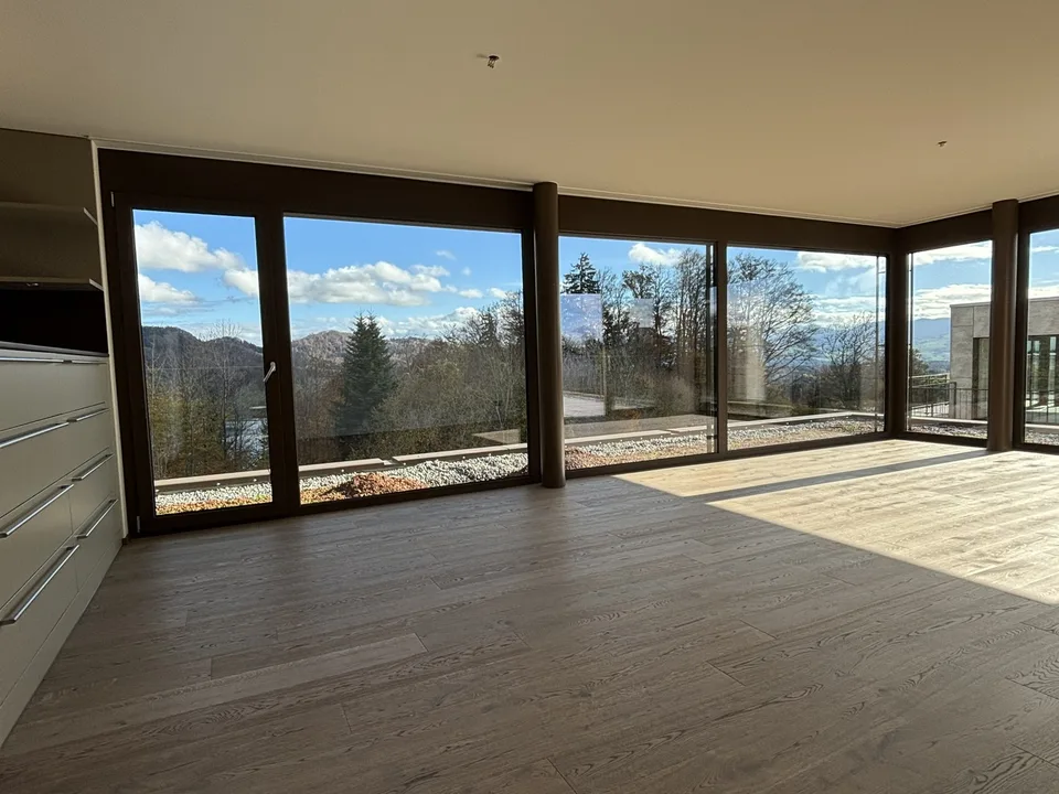 Neubau 3.5 Zimmer-Attika-Wohnung mit zwei Terrassen wundervoller Aussicht