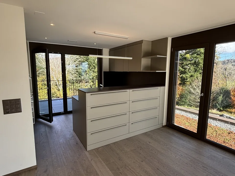 Neubau 3.5 Zimmer-Attika-Wohnung mit zwei Terrassen wundervoller Aussicht