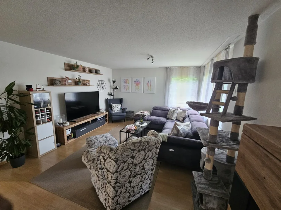 In Muri AG Helle 3.5-Zimmer-EG-Wohnung mit Gartensitzplatz | Ruhige Lage | CHF 1'950.– inkl. NK
