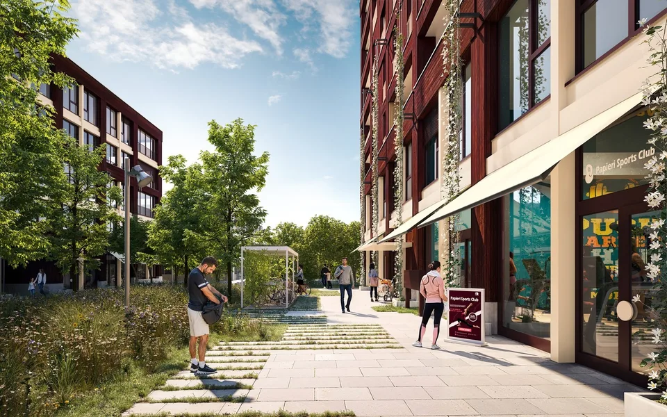 Next Level Spaces - Verkaufsflächen auf dem Papieri-Areal in Cham