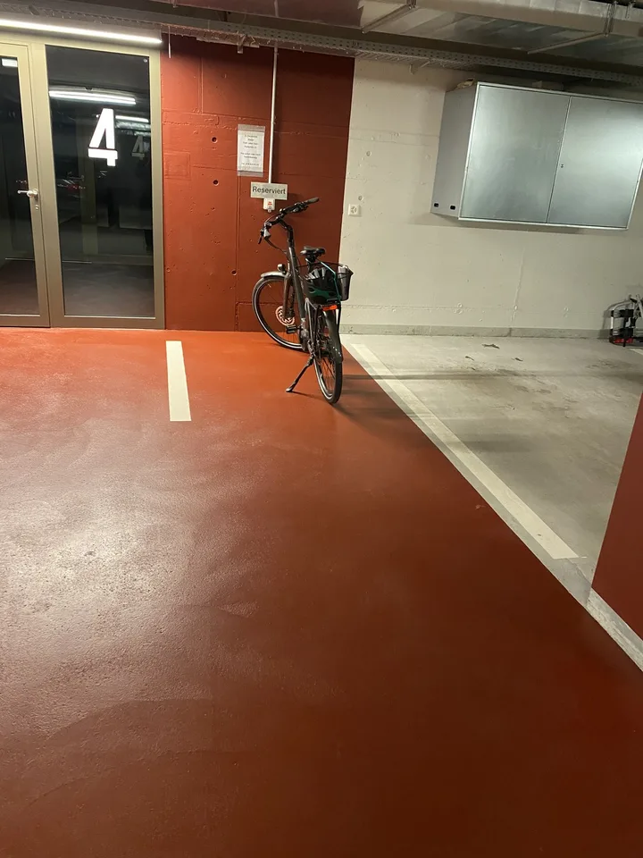 Motorradparkplatz