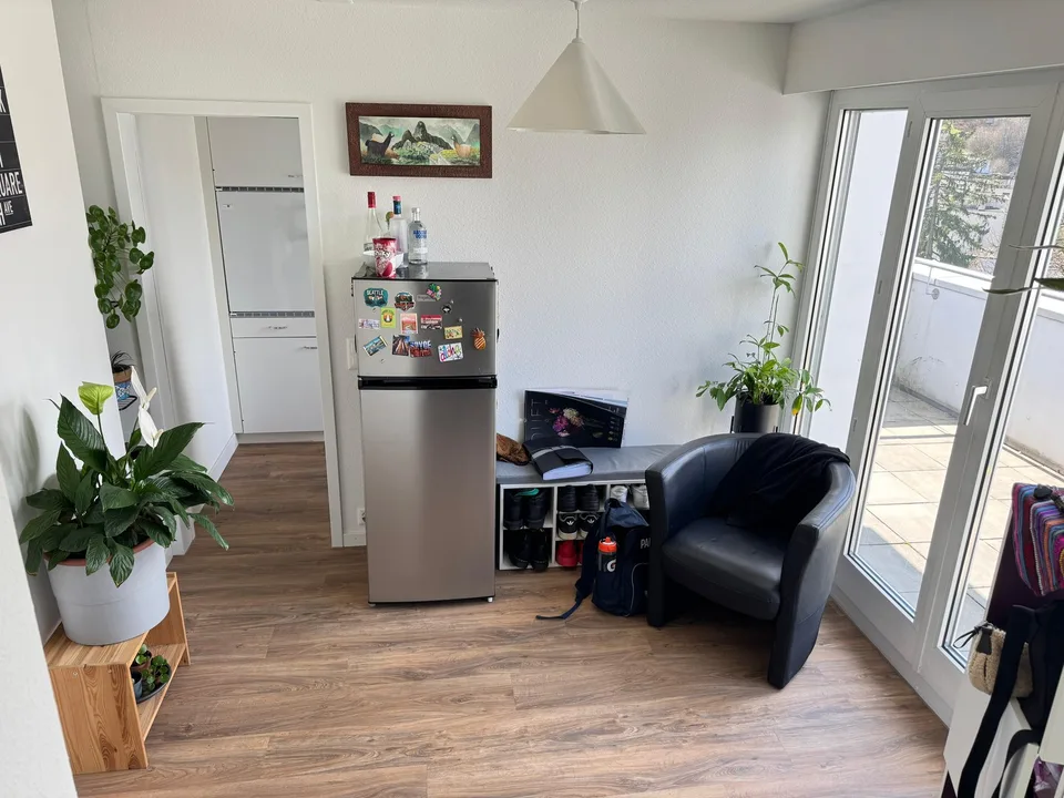 WG Zimmer in Attikawohnung 360° Ausblick