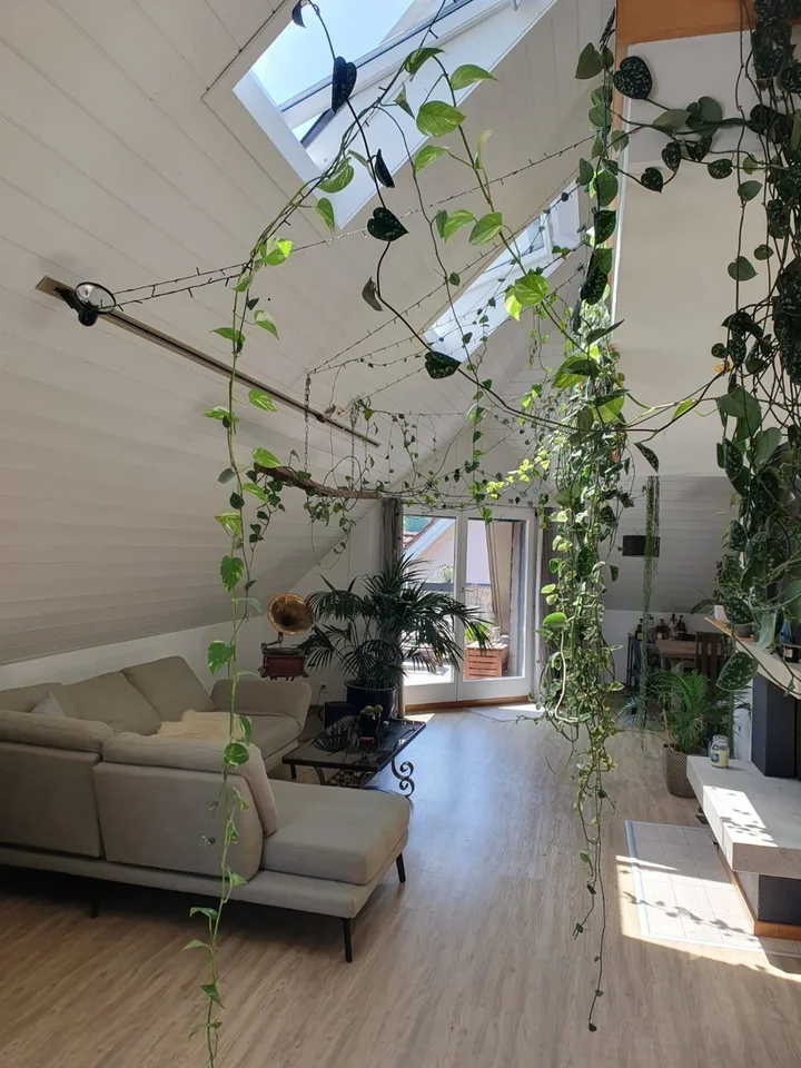 WG Zimmer mit eigenem Bad und Balkon über den Dächern Luzerns