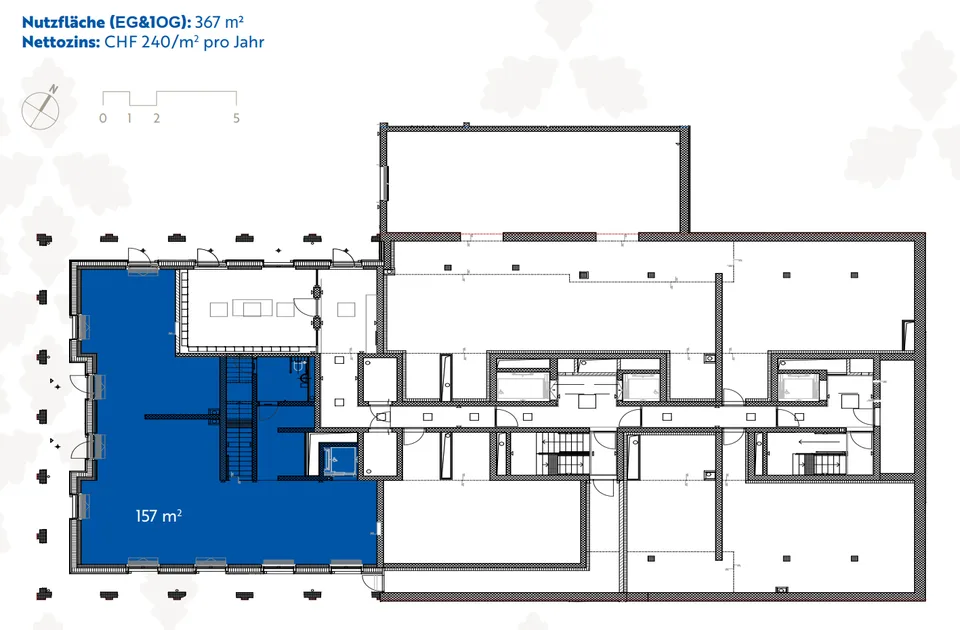 80m² Balkonfläche für Ihre Kunden und Sie