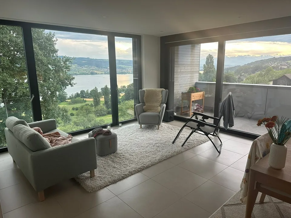 Looking for a lakeside life? Modern 3.5 room apartment with panoramic lake views