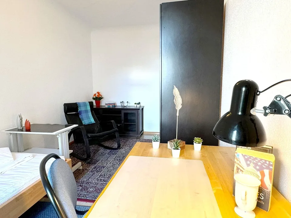 Furnished Room with Private Balcony – Kleinbasel – CHF 795 all-inclusive