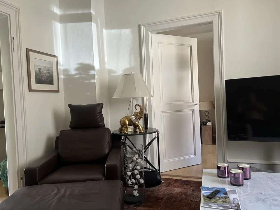 Ruhige Garten Wohnung 5 Min. zu Fuss bis zum Rhein