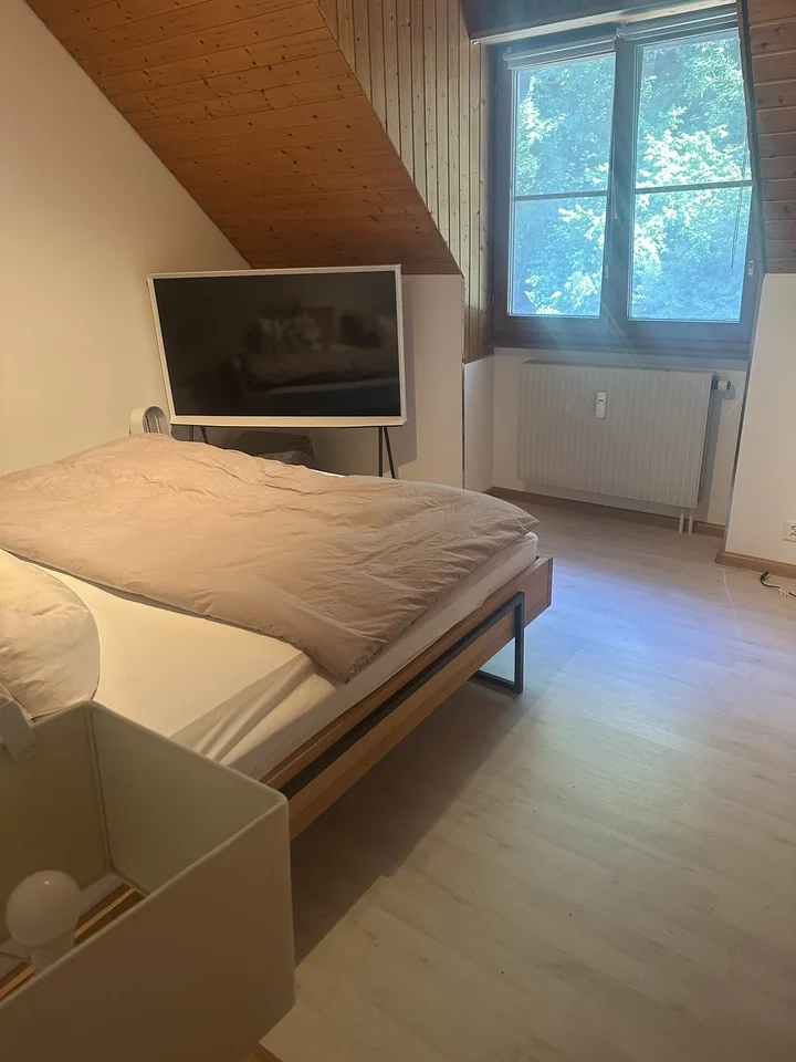 Charmante 3.5-Zimmer-Wohnung in Diegten BL mit Garten, Cheminée und neu renovierter Küche & Bad