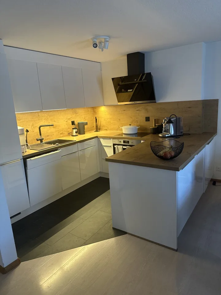Charmante 3.5-Zimmer-Wohnung in Diegten BL mit Garten, Cheminée und neu renovierter Küche & Bad