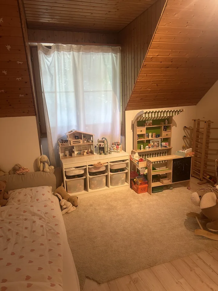Charmante 3.5-Zimmer-Wohnung in Diegten BL mit Garten, Cheminée und neu renovierter Küche & Bad