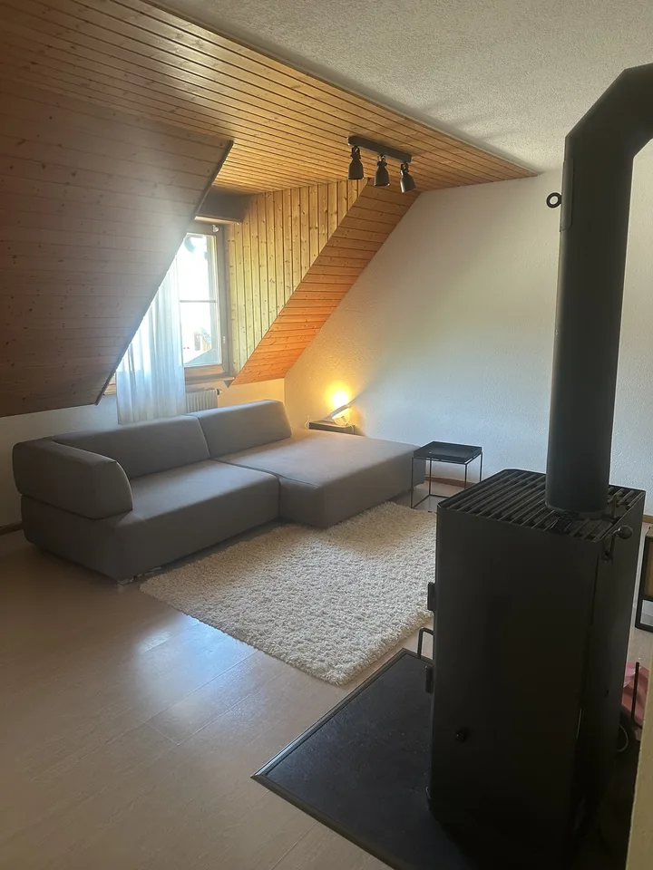 Charmante 3.5-Zimmer-Wohnung in Diegten BL mit Garten, Cheminée und neu renovierter Küche & Bad