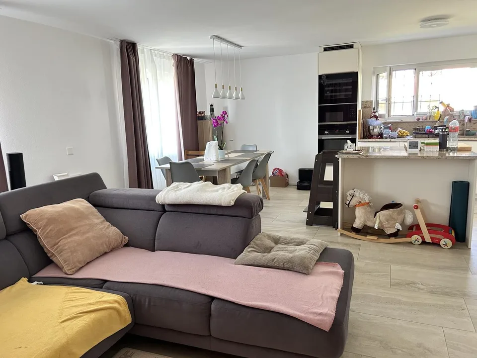 Exklusives, freistehendes Einfamilienhaus im Hochparterre mit grossem Garten in Brugg