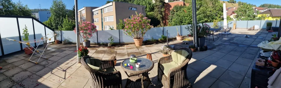 2,5-Zimmer-Wohnung mit grosser Terrasse