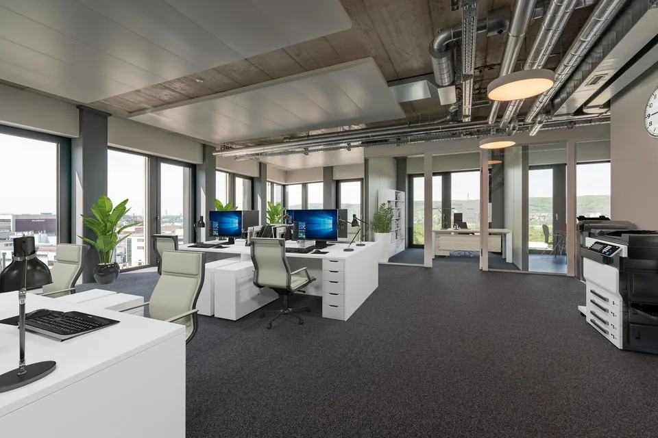 Ready to work - Voll ausgebaute Bürofläche