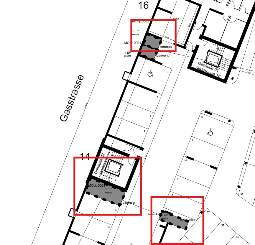 Einstellhallenplatz in der Nähe vom Bahnhof