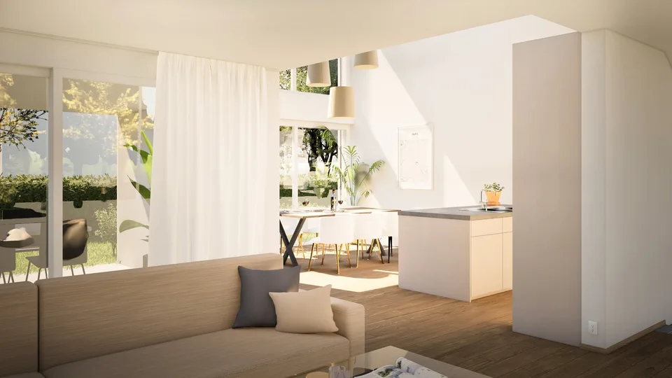 Stilvolle 5 ½-Zimmer Garten-Maisonettewohnungen