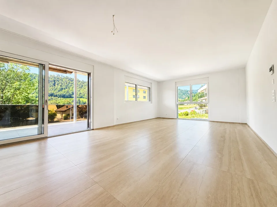 Erstvermietung: Moderne 4.5-Zimmer-Neubau-Wohnung mit Terrasse und schöner Aussicht in Trimbach