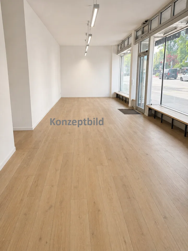 Vielseitige Gewerbefläche mit attraktiver Schaufensterfront 125 m²