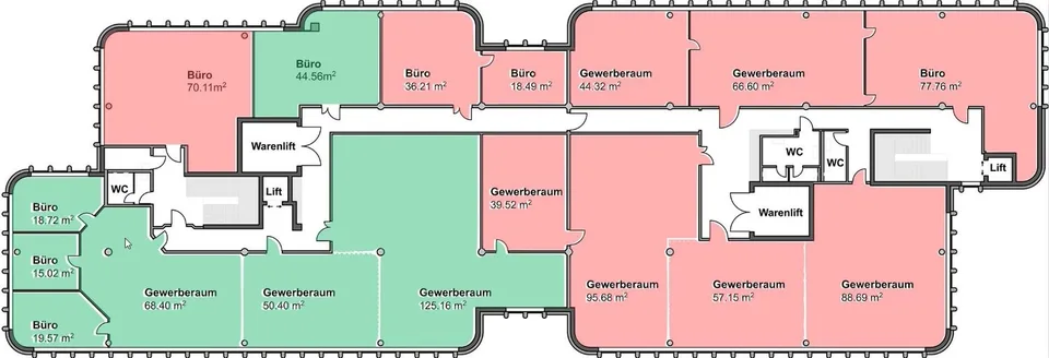 diverse Büro- und Gewerbeflächen an bester Lage suchen neuen Mieter!
