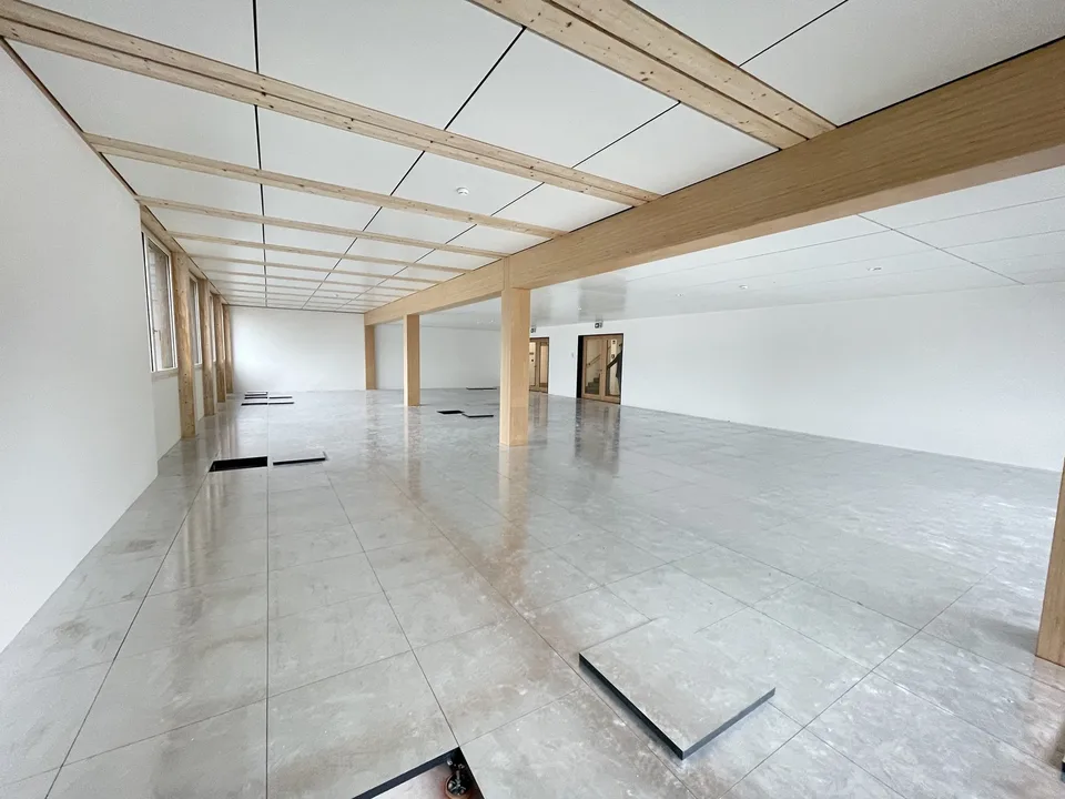 Erstvermietung von grosszügiger und moderner Gewerbefläche im Rohbau