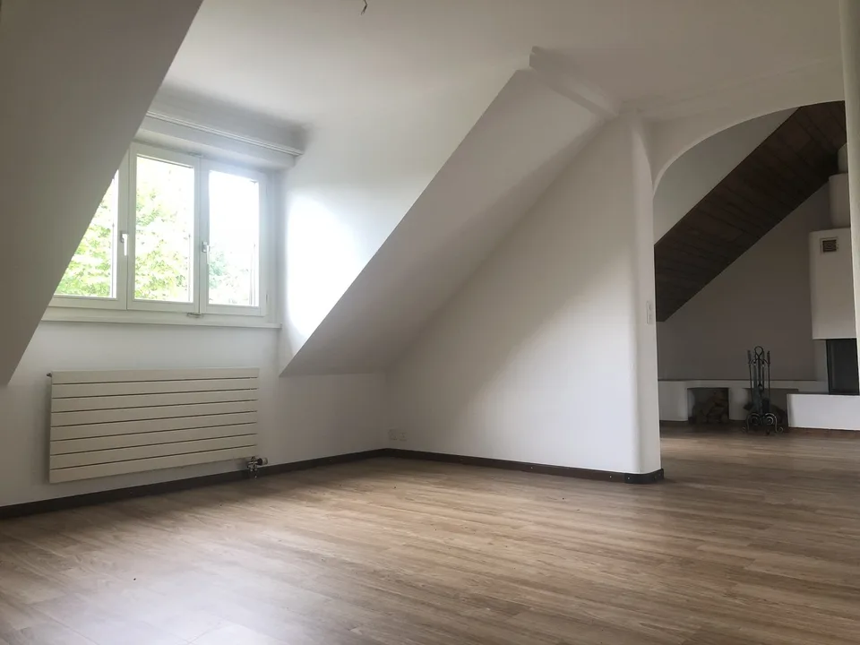 3.5-Zimmer-Dachwohnung mit Cheminée