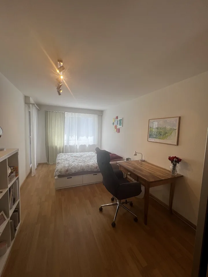 Mitbewohnerin gesucht: Möbeliertes Zimmer in 3.5 Zi-Wohnung in Binningen