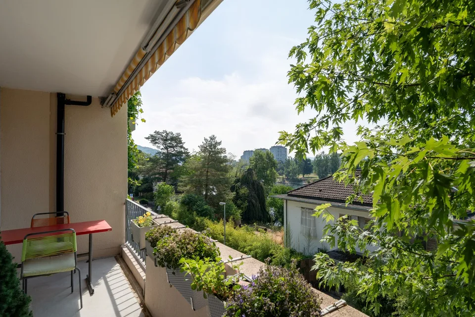 Zwischen Baumkronen und Rhein – 4.5 Zimmer auf ca. 120 m²