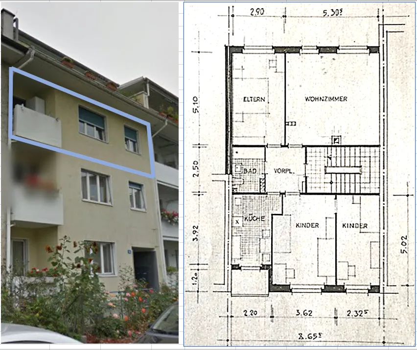 Pfirtergasse, 14, 4054 Basel - CHF 2’230 inkl. NK pro Monat