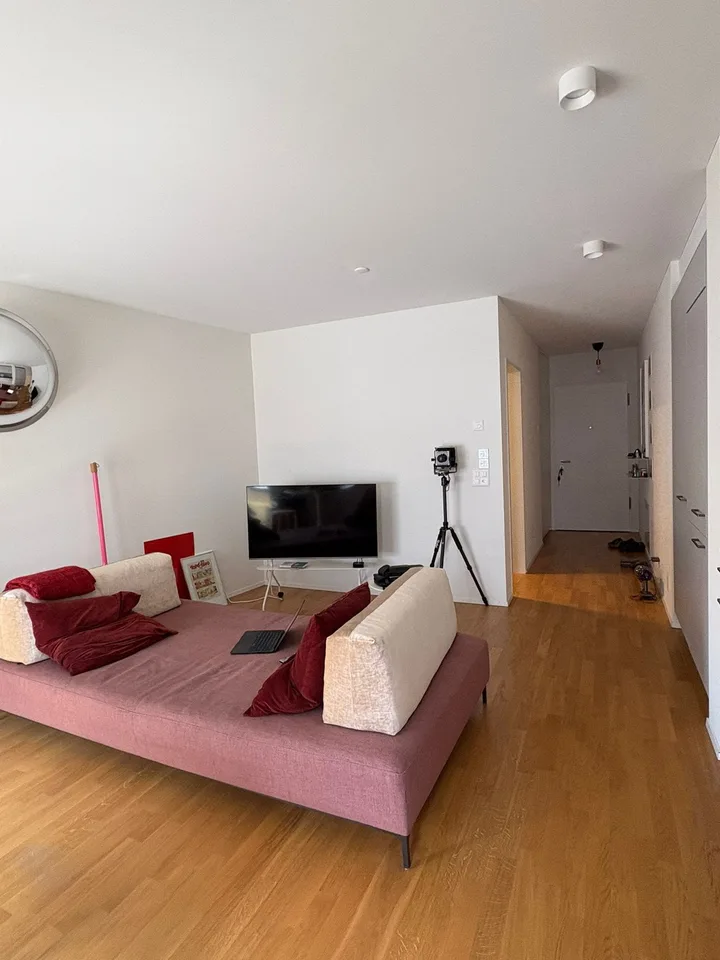 Helle 2.5-Zimmer-Wohnung mit Balkon nahe dem Rhein – Nachmieter gesucht
