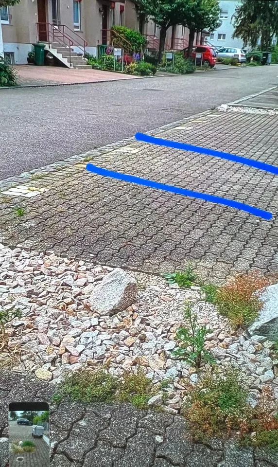 Guter sicherer Parkplatz