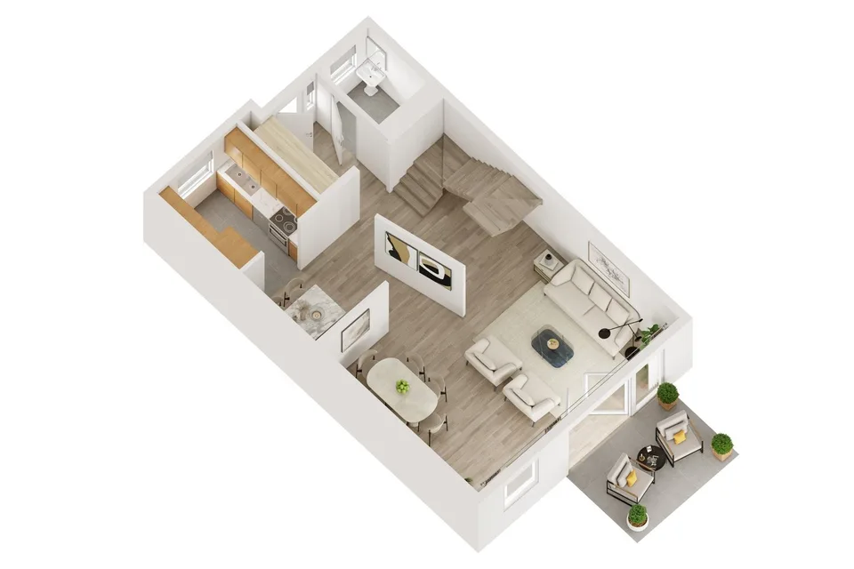 Offre Spéciale - Duplex 4 pièces lumineux avec balcon