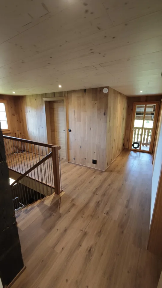 Wunderschönes Zimmer mit viel Holz und Wärme
