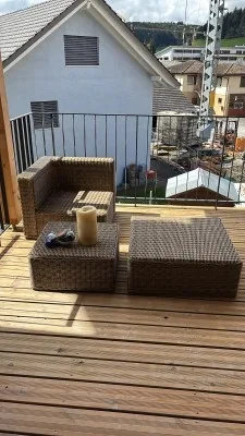 grosszügige Neubau Wohnung mit 2 Nasszellen und Garge mit E-Ladung zu vermieten