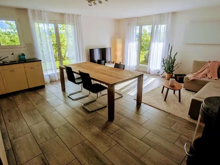 Möblierte 2.5-Zimmer-Wohnung mit traumhafter Aussicht in Wauwil