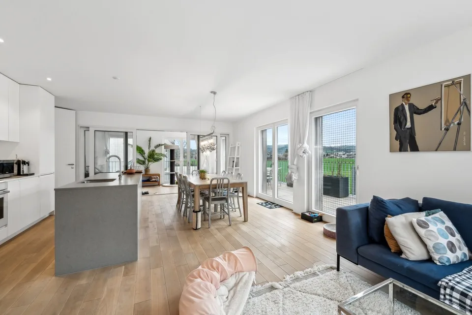 4.5 Zi. Maisonette-Wohnung 155m2 & 70m2 Terrassen - nur 2 Wohnungen im Haus!