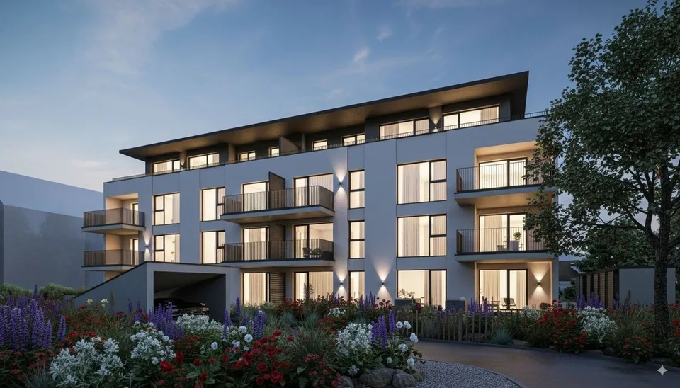 Moderne 2.5-Zimmer-Neubauwohnung in Niederbipp - ideal für Singles und Paare