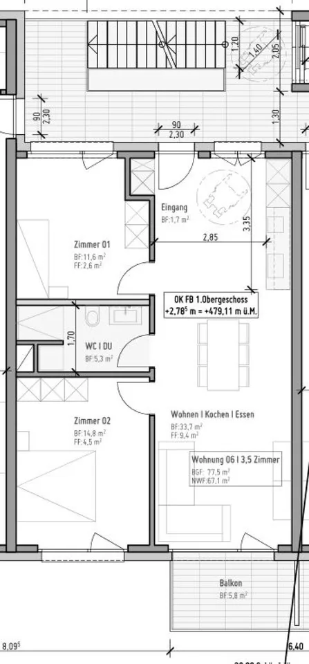 Perfekt für Paare und Singles - 3.5-Zimmerwohnung im Mehrfamilienhaus in Niederbipp! – foto 6 di 6