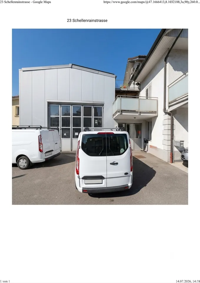 Gewerbehalle mit Büro
