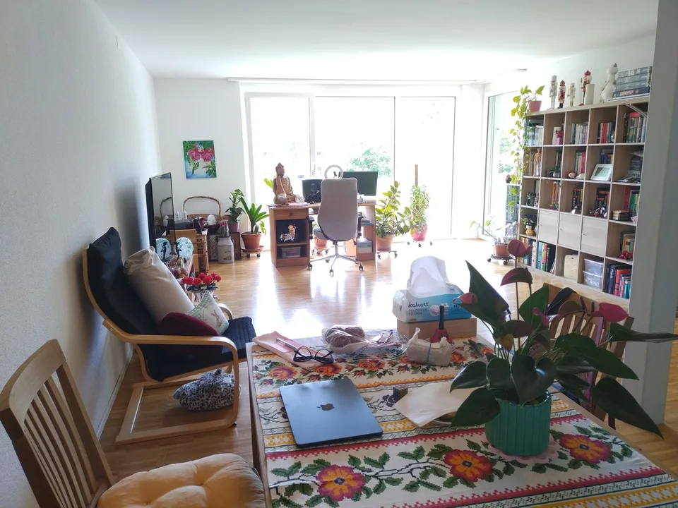 Zum Verkaufen 3.5 Zimmer. Gartenwohnung mit grosser Terrasse Bj.2010